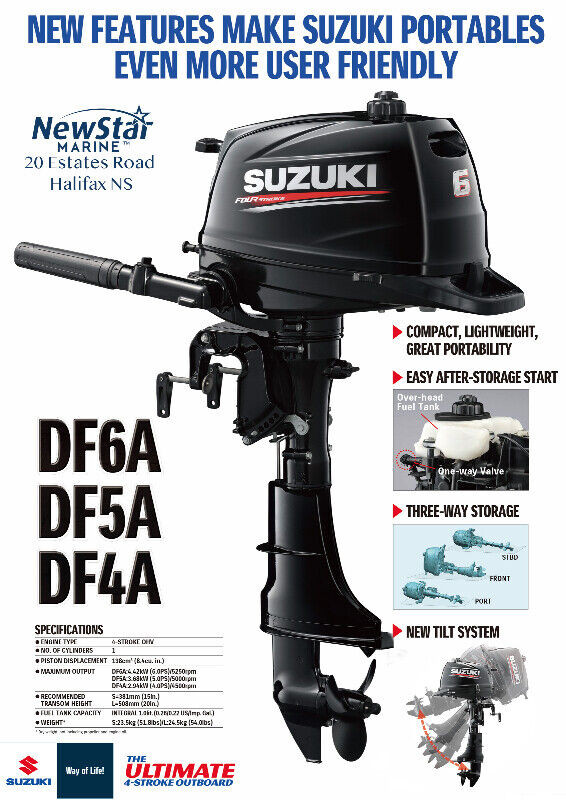 SUZUKI  RE-POWER with The Ultimate Outboard- NS in Canoes, Kayaks & Paddles in Dartmouth - Image 4
