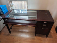 FREE cherry coloured wooden desk 