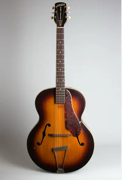 Vintage Gretsch New Yorker Archtop Guitar + Hard Case 1940s-50s, View more