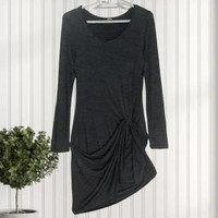 M | Twisted Mid Long Sleeved Dress