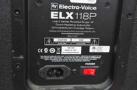 2Sub 18"Ev électro Voice usagés fonctionnent vraiment bien 