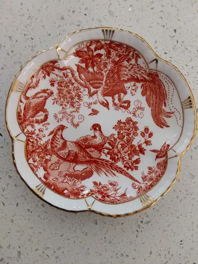 Tudor Rose Tray or small Vide Poche Trinket Bowl.