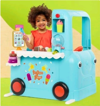Kids Interactive Ice Cream Truck 39-piece Set Toy - Brand New , View more