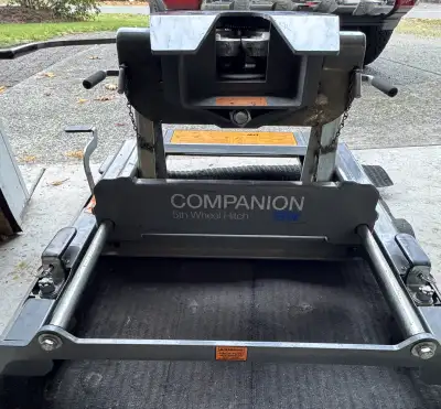B&W 5th Wheel Hitch RVK3770 Companion Slider Hitch fits GM/Chev Puck System Works with factory-insta...