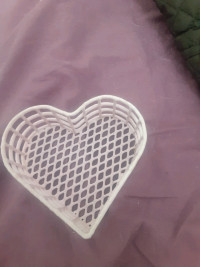 Tiny heart shaped basket