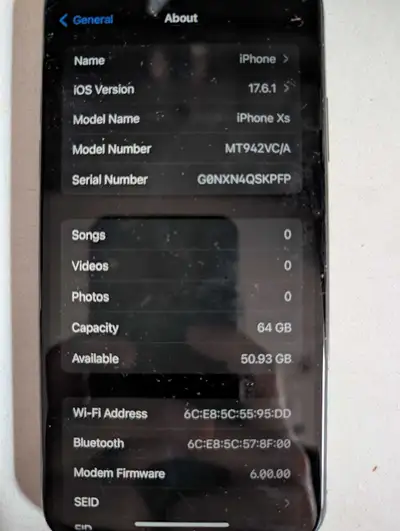 iPhone XS great condition 64GB , View more