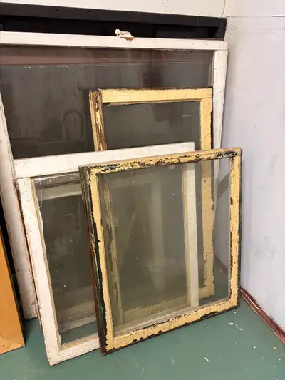 7 Vintage Windows/ Various Sizes , View more