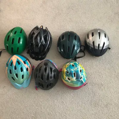Bicycle Helmets for sale - pre-teen and adult sizes, View more