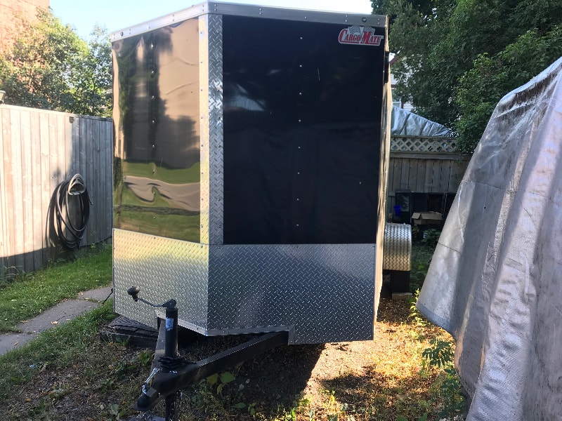 2012 cargomate 6x12 enclosed trailer with ramp Cargo & Utility Trailers Sault Ste. Marie