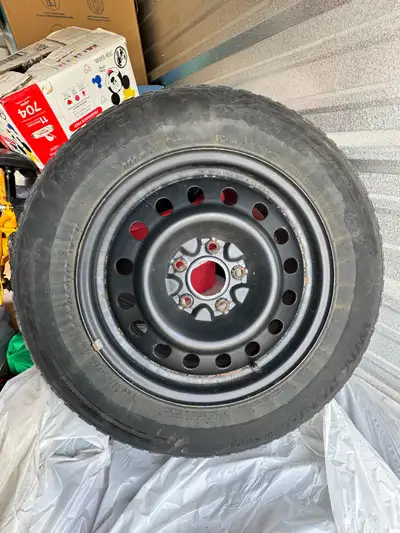 Bought new in 2022 and used for 4 winters. Used on a 2019 dodge grand caravan. Slight uneven wear on...