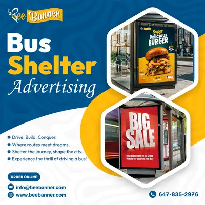 Bus Shelter Advertising Design and Printing !, View more