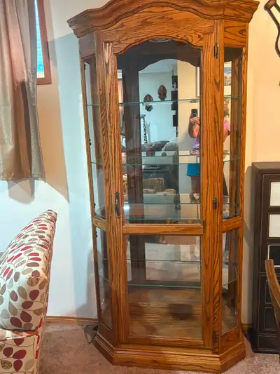 Vintage Curio Cabinet, View more