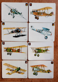 8 airplane pocket calendars