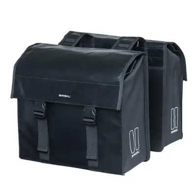 Basil Urban Load Bicycle - Pannier Bags - 48L/Large - Black, View more