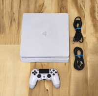 1TB   PS4 Slim WHITE ⎮   Low Firmware 9.00 ⎮ Jailbreakable
