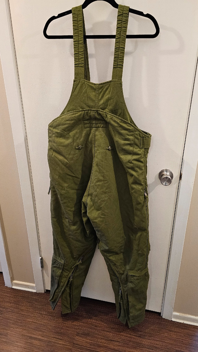 Canadian military insulated flight suit bibs FR  in Men's in Edmonton - Image 3