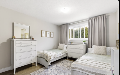 white bed frame Twin, View more