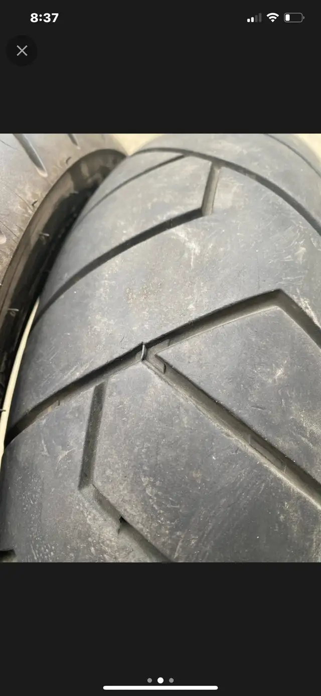 Honda Grom Tires Like new in Scooters & Pocket Bikes in Edmonton - Image 3