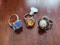 Women's BRAND NEW rings (fit sizes 9.5-10) only $15 for ALL!