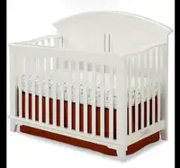 Jonesport Convertible Crib with Toddler Rail