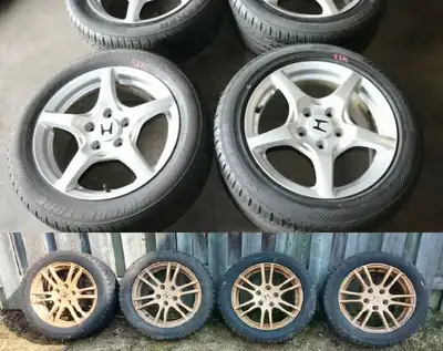Honda S2000 AP1 wheels - $400 5x114.3 16x6.5 16x7.5 et65 - STOCK PHOTO SHOWN - the rims are currentl...