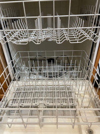 Inglis white build in dishwasher