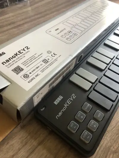 Korg NanoKey 2 USB keyboard/ controller. Like new. Works perfect. Does NOT include the cable, but th...