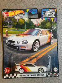 Imported from Japan Hot wheels Toyota Celica GT-Four white  