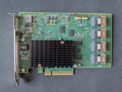 LSI 9201-16i SAS/SATA HBA Controller Card, View more