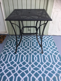 Wrought Iron Patio Table $75