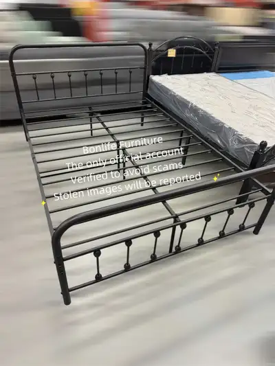 double queen metal platform bed frame sale , View more