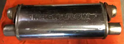 Used magna flow muffler dual inlet /outlet 21/2 inch great shape. $40.00