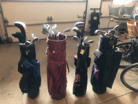 Golf Clubs and Golf Bags - Adult and Kids