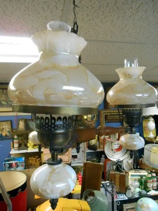 Luminaire Suspendu à 3 Branches Vintage in Indoor Lighting & Fans in Sherbrooke - Image 7