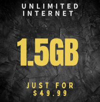HOME INTERNET ULIMITED ROGERS 1.5 GBPS
