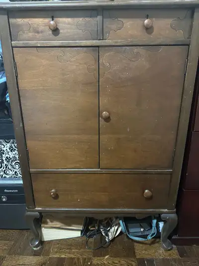 vintage wood cabinet antique, View more