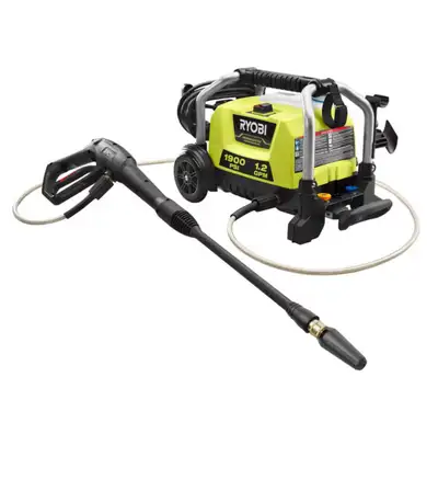 Brand new 2 in stock RYOBI 1900 PSI 1.2 GPM Cold Water Wheeled Electric Pressure Washer Model # RY14...