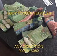 WE BUY TOYOTAS ANY CONDITION 
