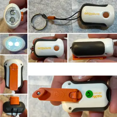 Geonaute ONBRIGHT 100 DYNAMO Decathlon Hand Crank Flash LightLED, View more