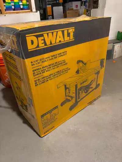 DEWALT 8-1/4-inch Compact Jobsite Table Saw, View more