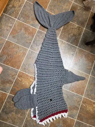 Shark Knitt Blanket For Kids, View more