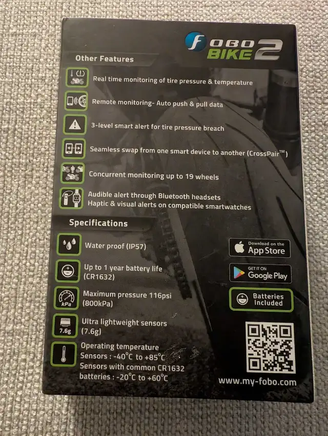 Fobo Bike 2 TPMS in Motorcycle Parts & Accessories in Laval / North Shore - Image 4