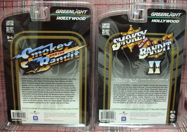 Greenlight Smokey and the Bandit 1977 & 1980 Trans Am Cars in Toys & Games in Saskatoon - Image 3
