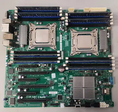Supermicro X9DAi motherboard + 2 Xeon + 32 GB RAM, View more