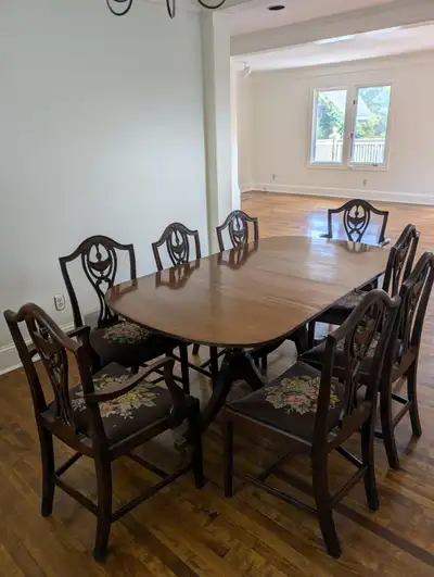 Antique Jas. Shoolbred & Co. Mahogany Dining Set, View more