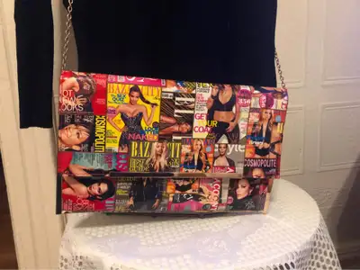 Vintage Cosmo Magazine Cover Purse, View more
