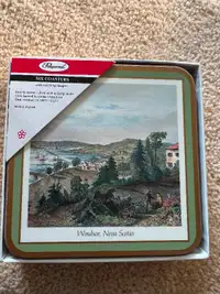 Vintage Pimpernel Coasters Bartlett Maritimes New in box $10