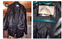 Mens leather coat