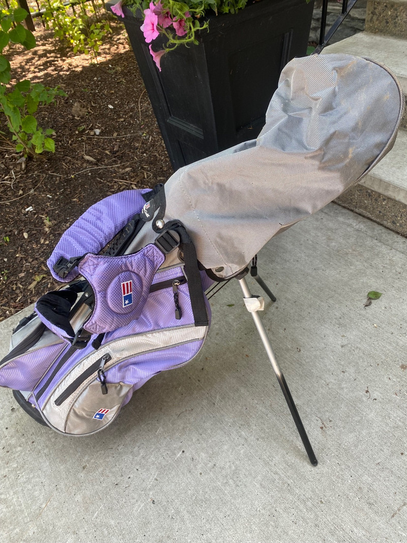 U.S. Kids Golf UL24 Purple 4531 Left Handed Set w/ Bag, 6Iro Golf