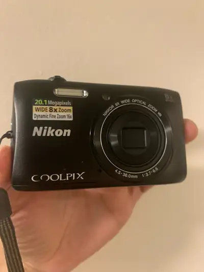 Nikon Coolpix S3600 20.1MP Digital Cmera, View more